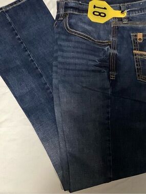 Men's Bootcut Jeans - Dark Blue
